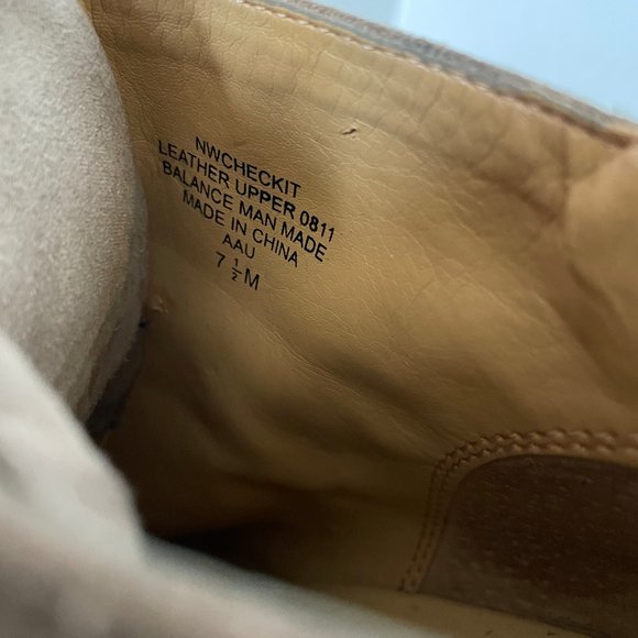 Leather (suede) Nine West lace up boots - Picture 8 of 9